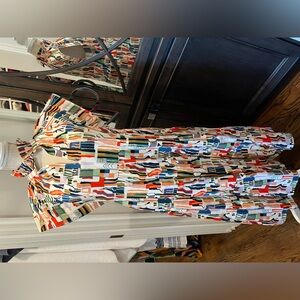 Crosby Maxi dress in fun print- Small